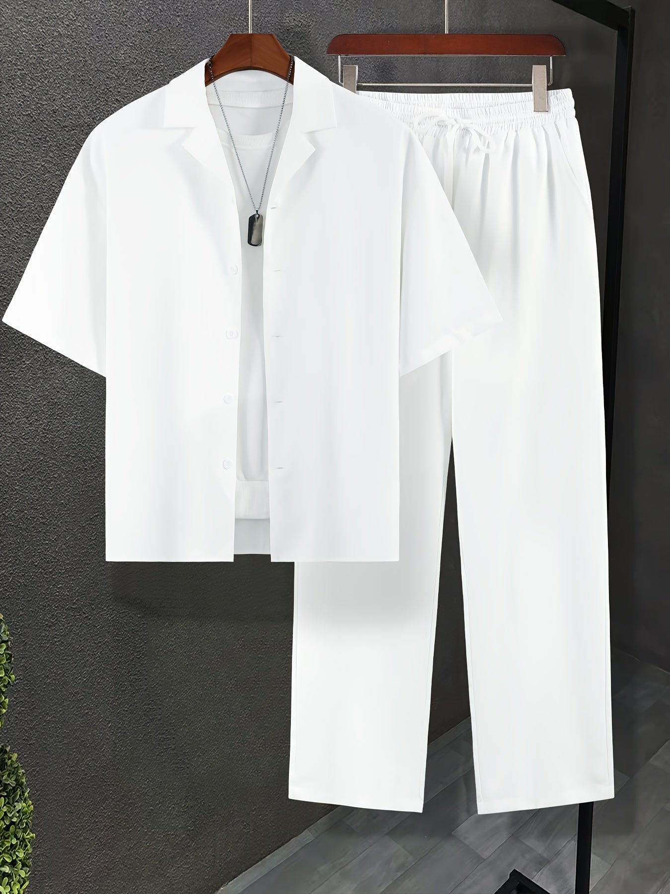Stretchable Tracksuit (White)