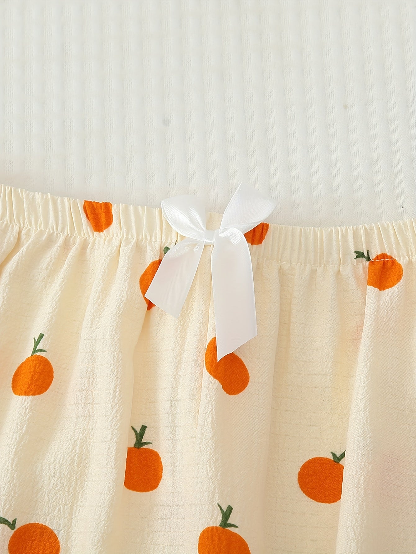 Orange print Lounge wear for women (Full sleeves)
