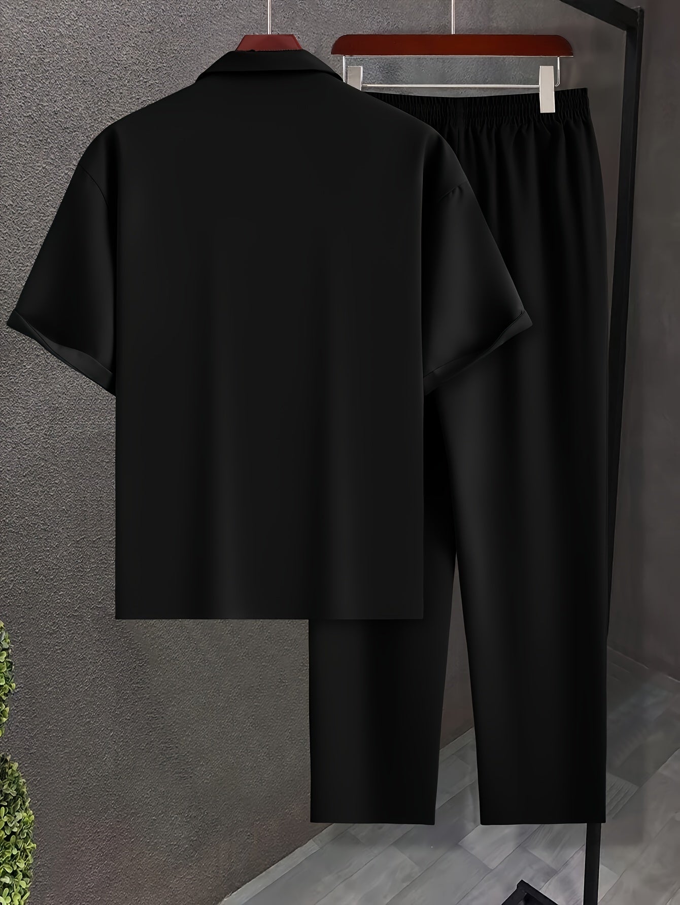 Decent Cuban Collar Tracksuit (Black)