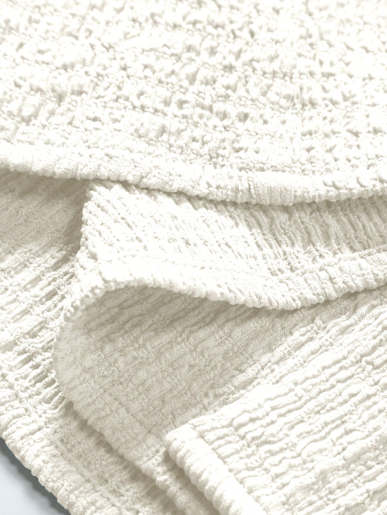 Muslin Half sleeves shirt- Off White
