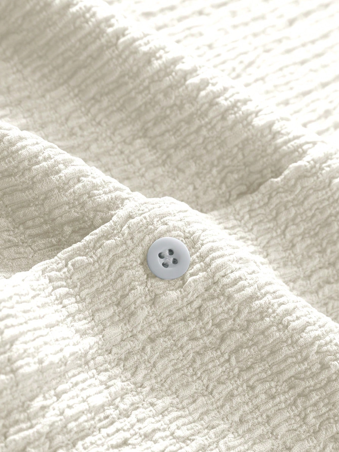 Muslin Half sleeves shirt- Off White