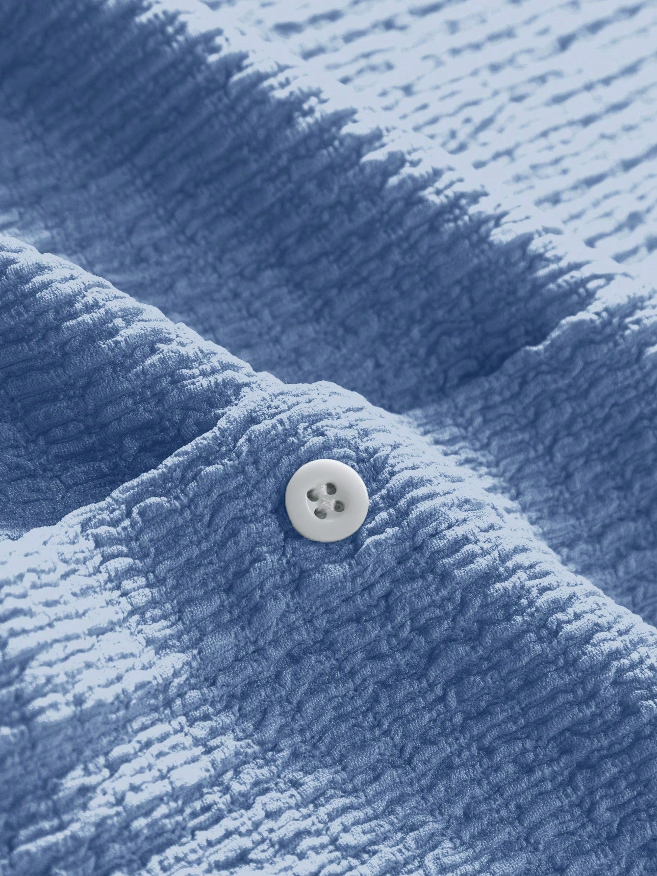 Muslin Half sleeves shirt- Sky Blue