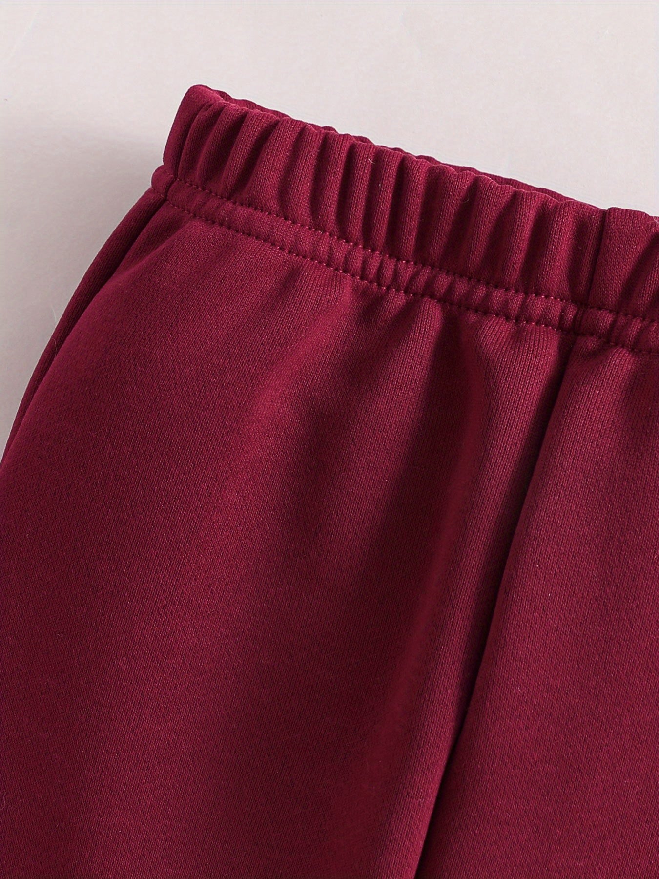 Mom + Dad tracksuit for girls (Burgundy)