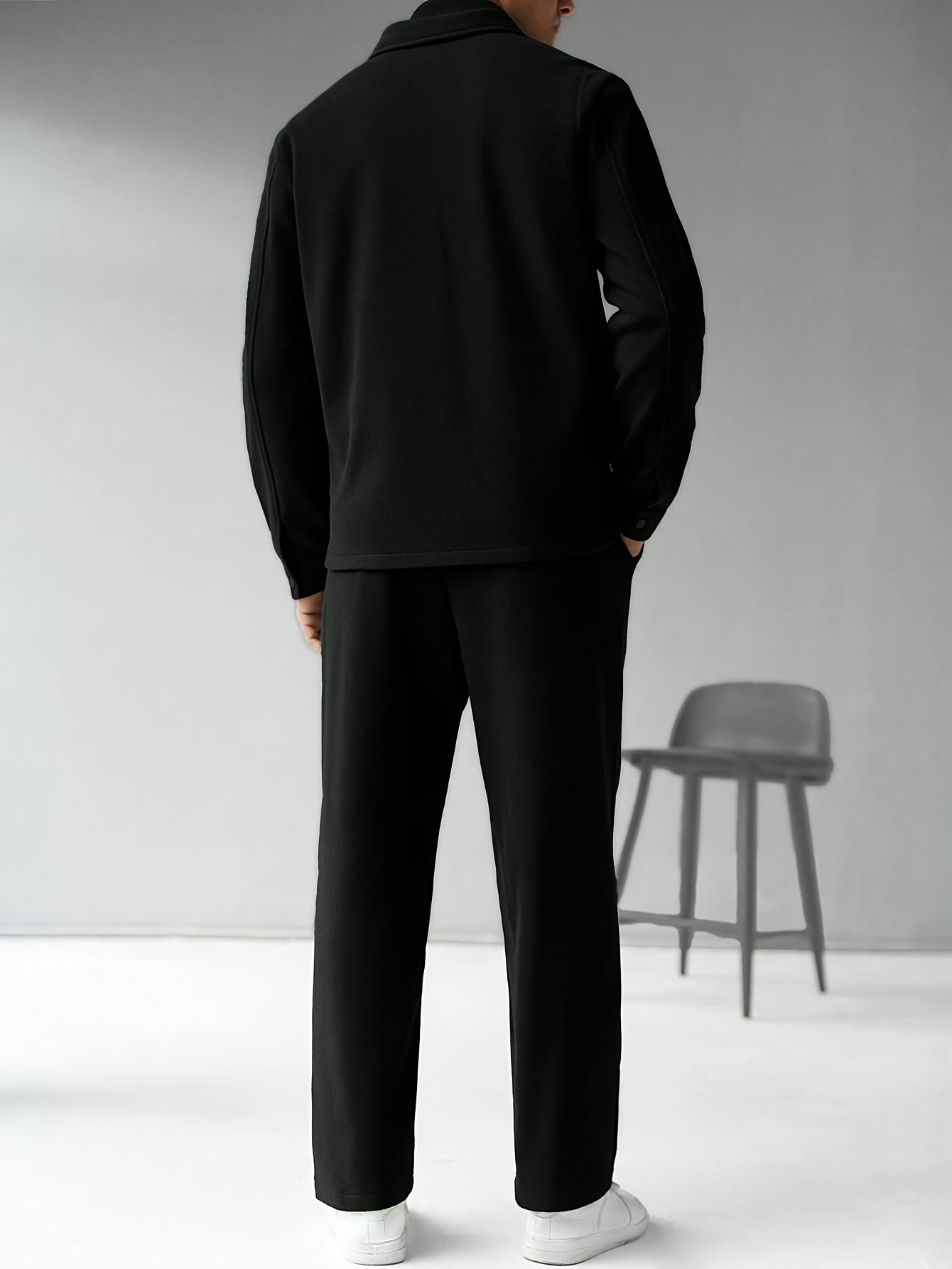 Wool tracksuit (black)