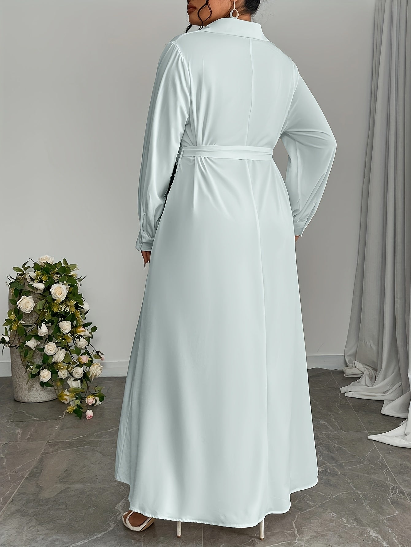 Floral maxi (Light Blue)