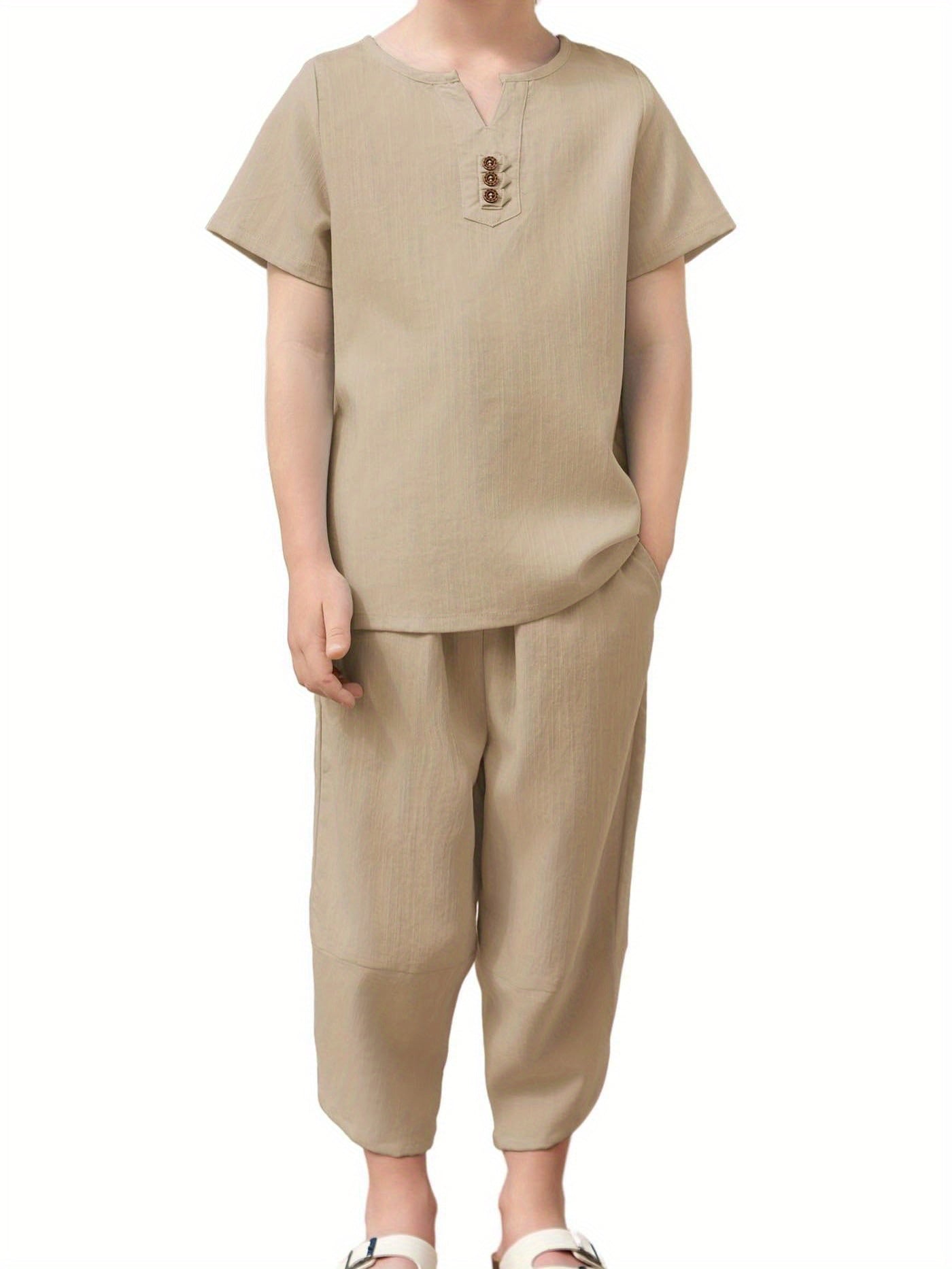 Indian style tracksuit for boys and kids (Grey)