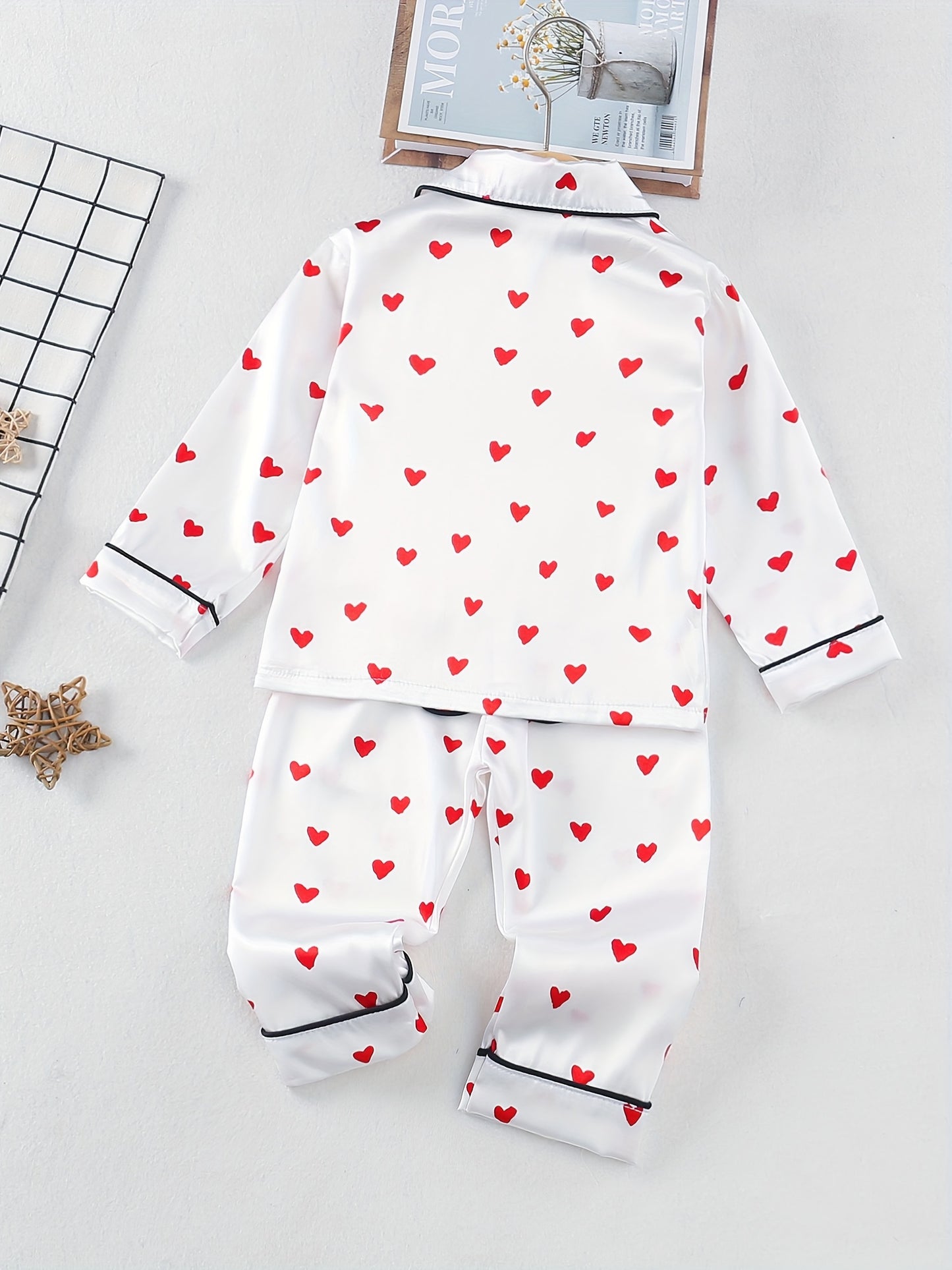 Heart PJ set for kids