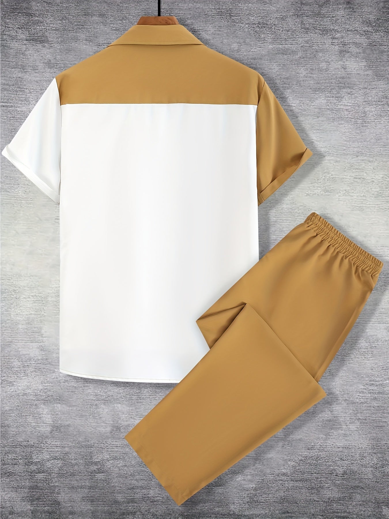 Lapel tracksuit (Brown)