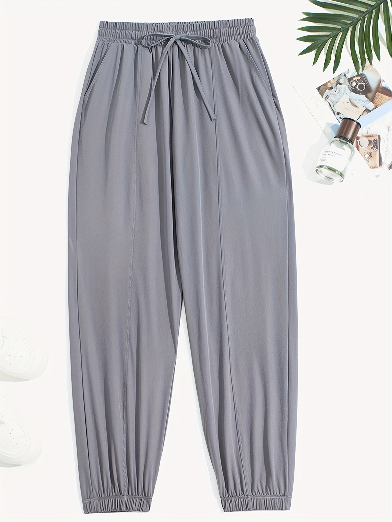 Turkish style Jogger pants for women (Grey)