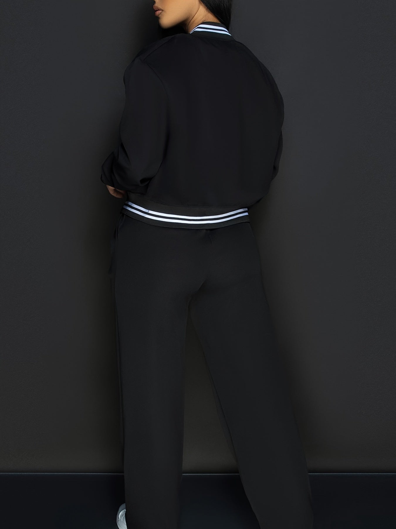 Jumpsuit with pockets for women (Black)