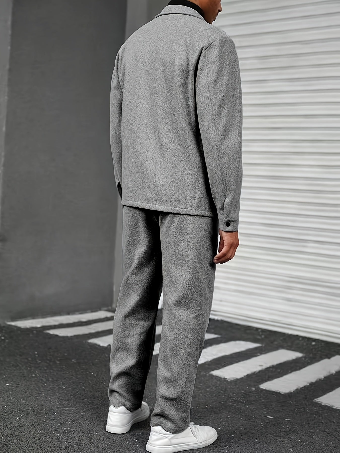 Wool tracksuit (Grey)