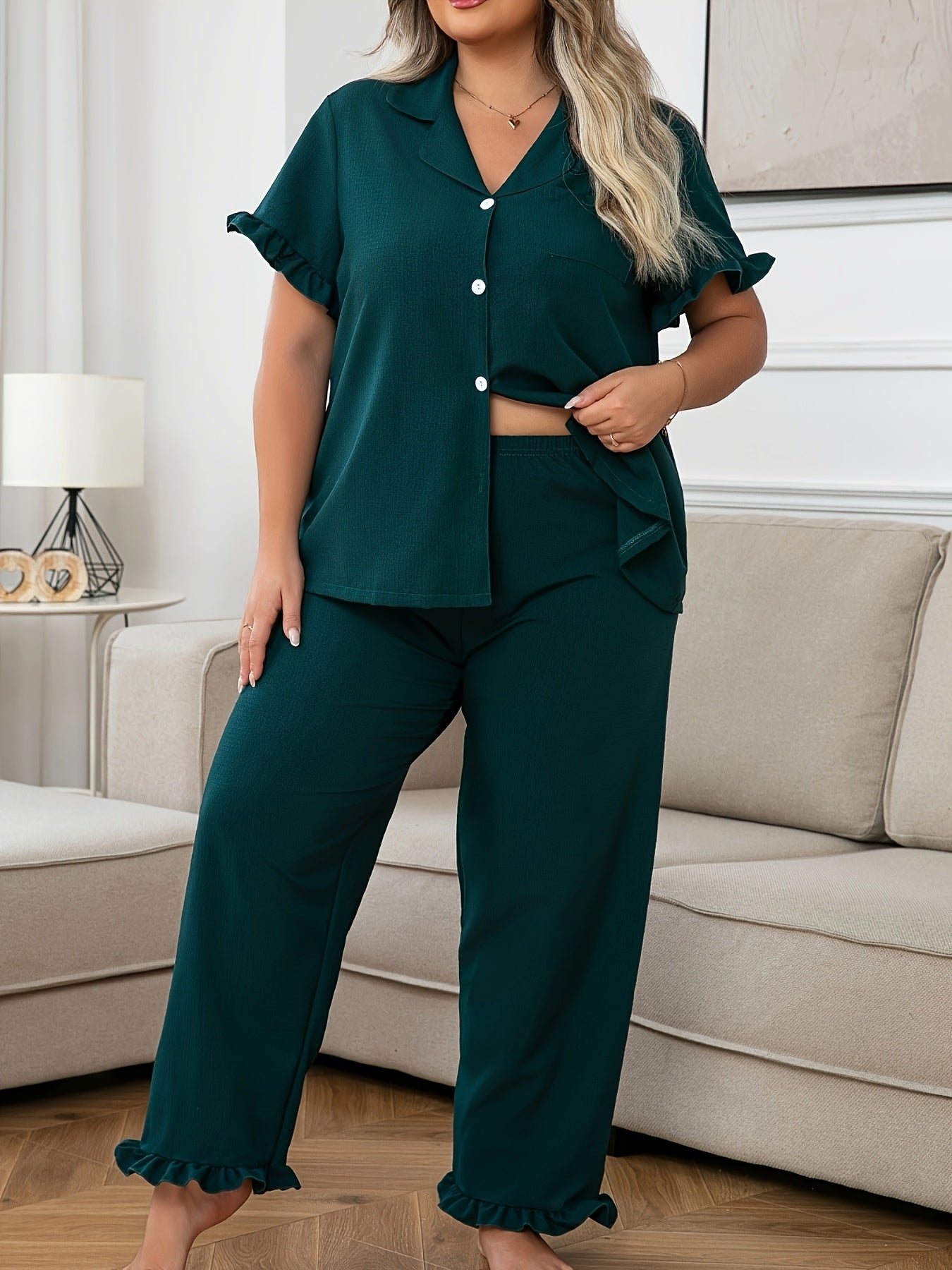 Ruffled PJ set (Four seasons)