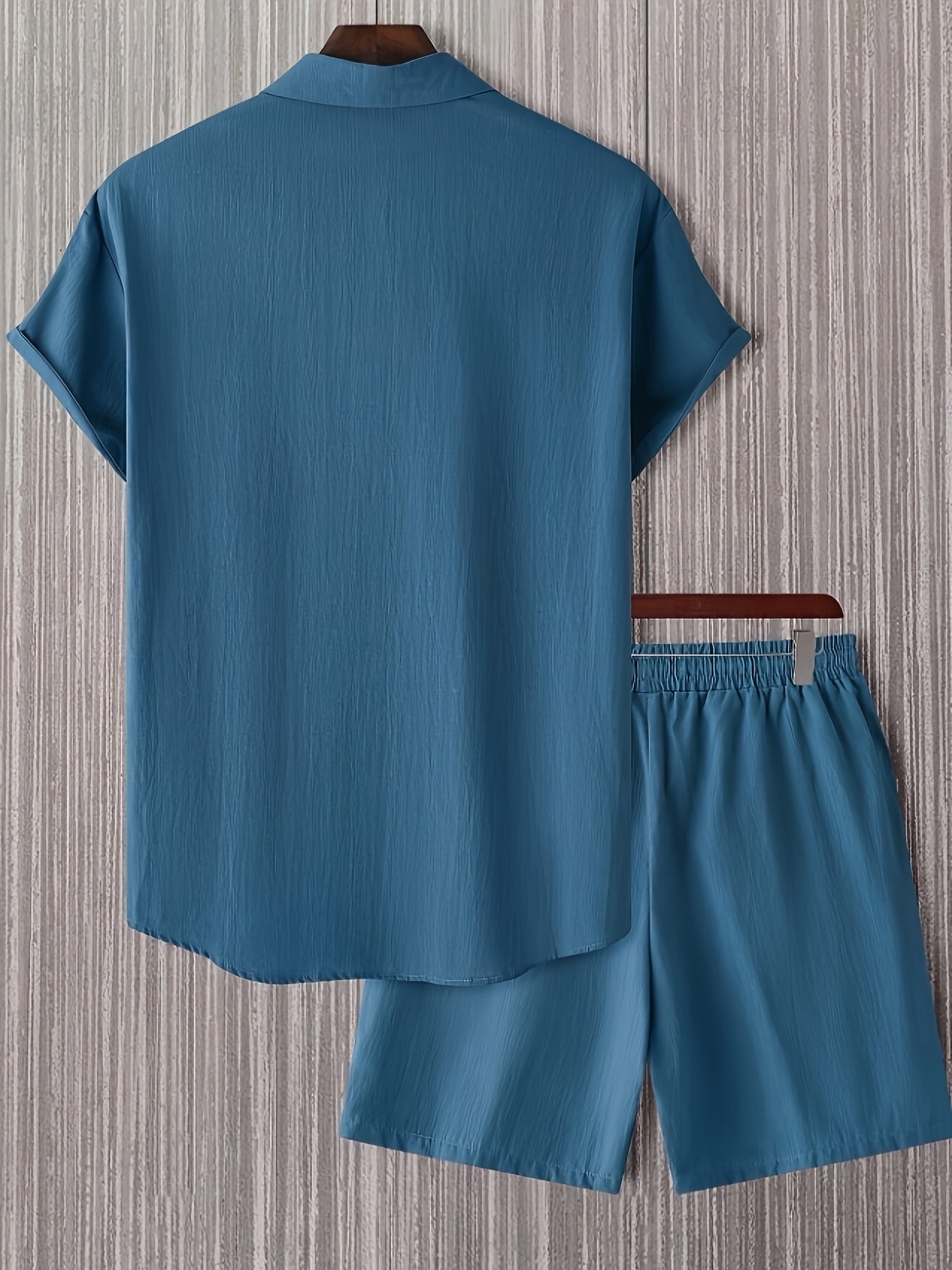 Yankees Cotton short tracksuit (Sea Blue)