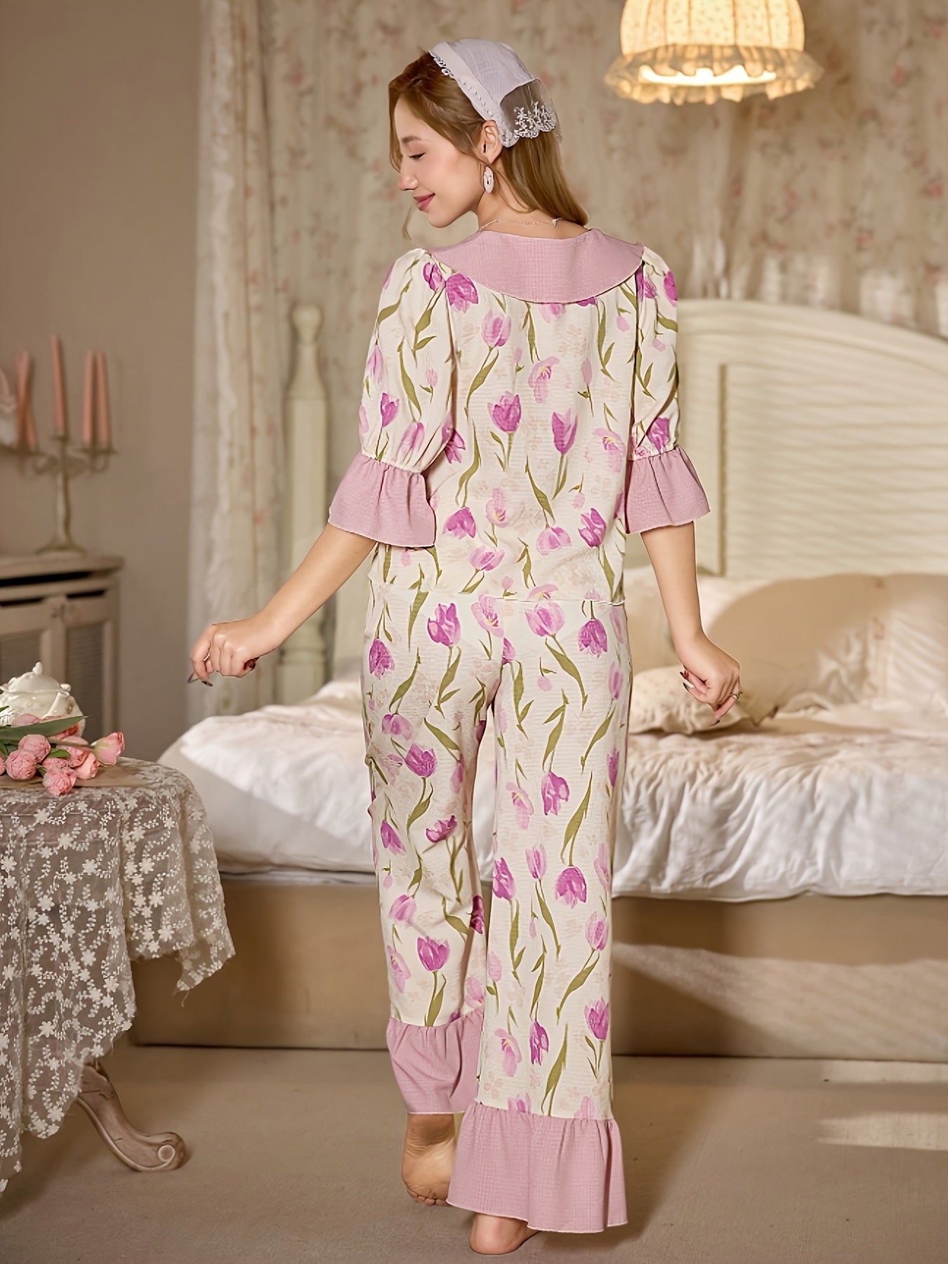 Italian tulip pajama set