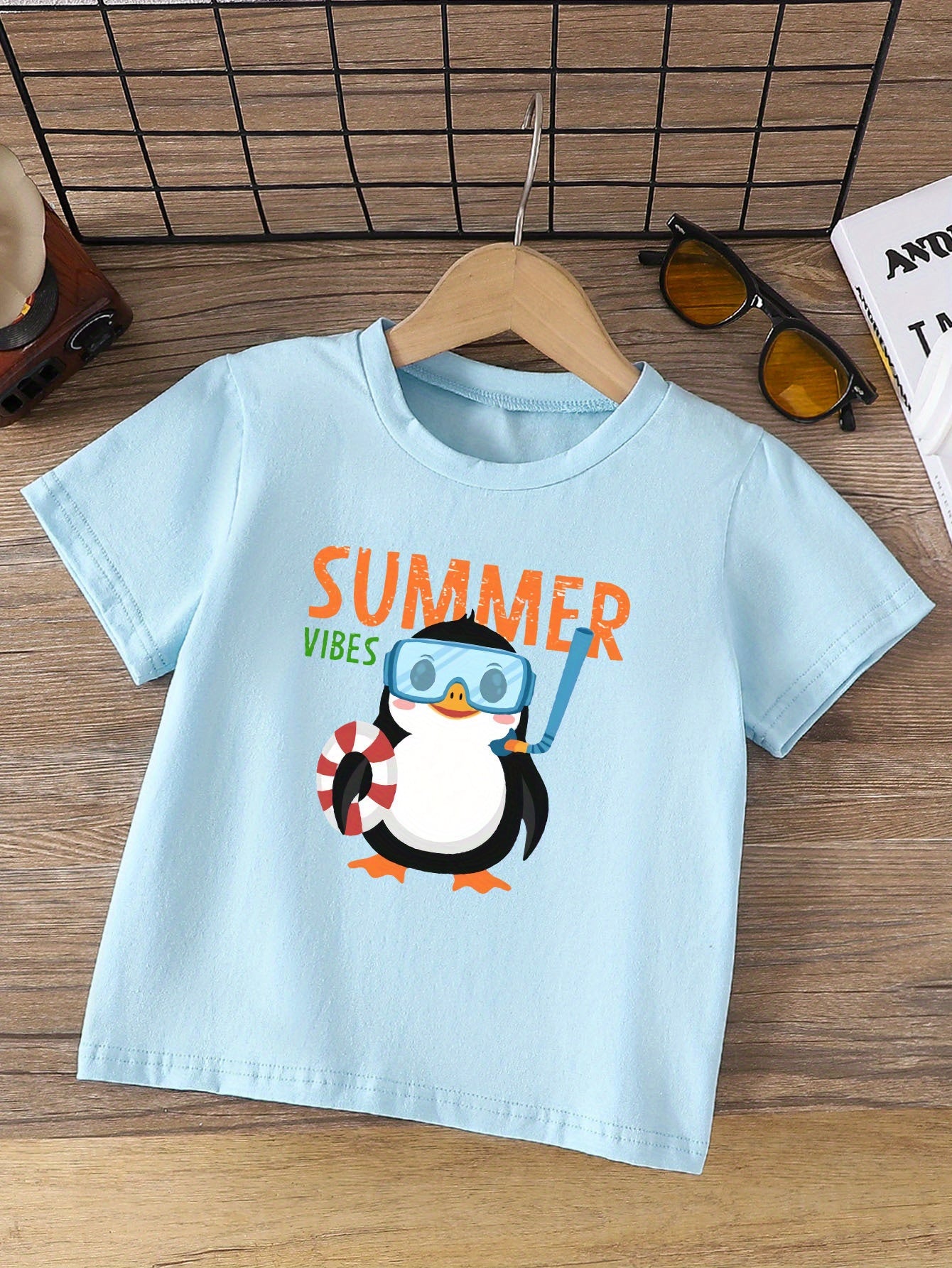 Summer vibes for kids and boys (Sky blue)