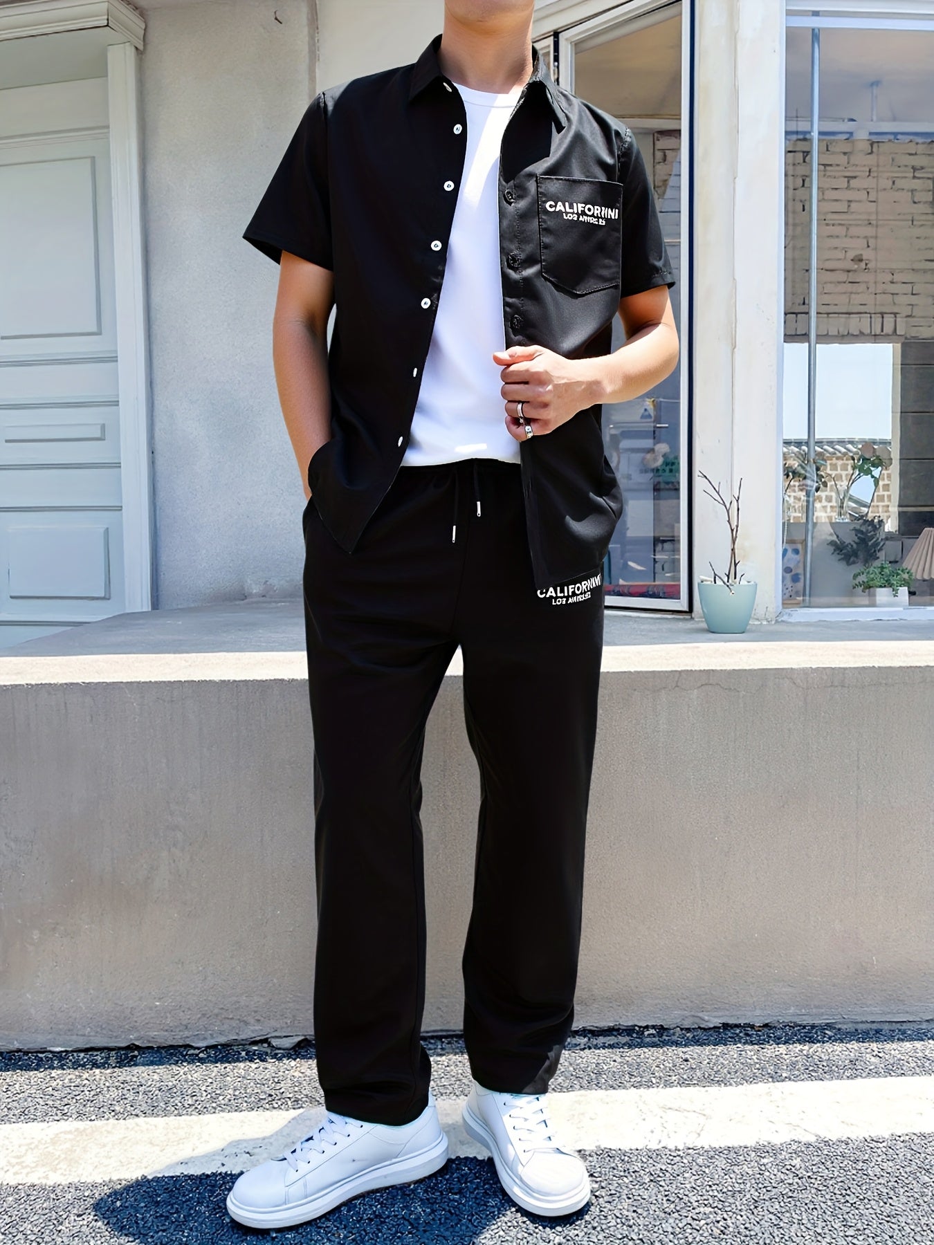 California tracksuit for mens (black)