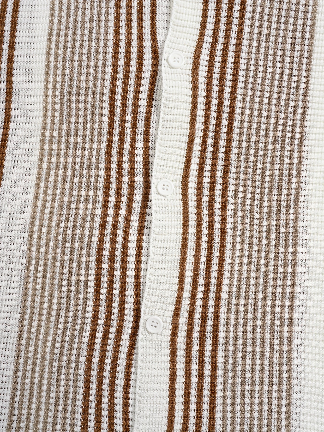 French shirt (Brown-White)