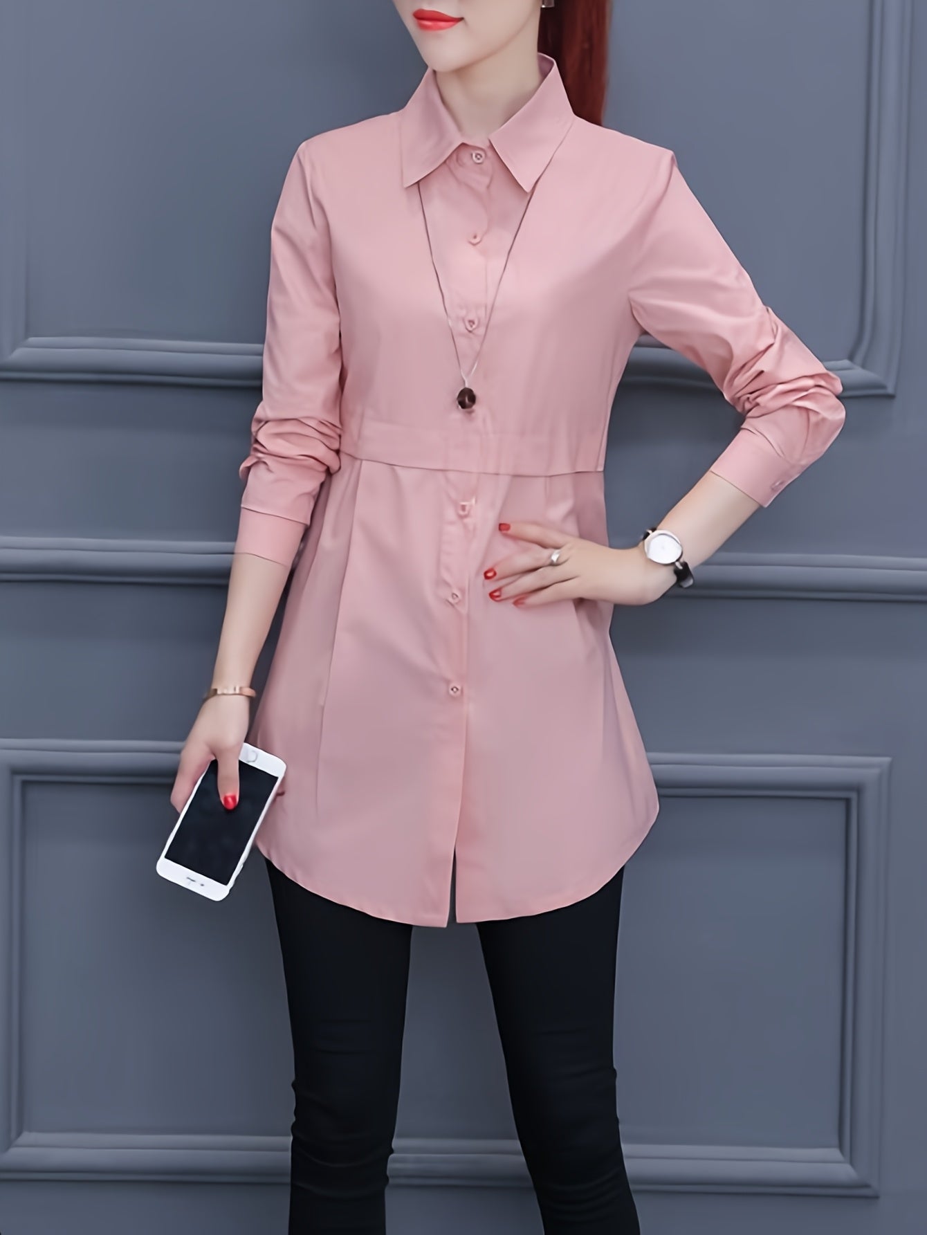 Flattering long shirt