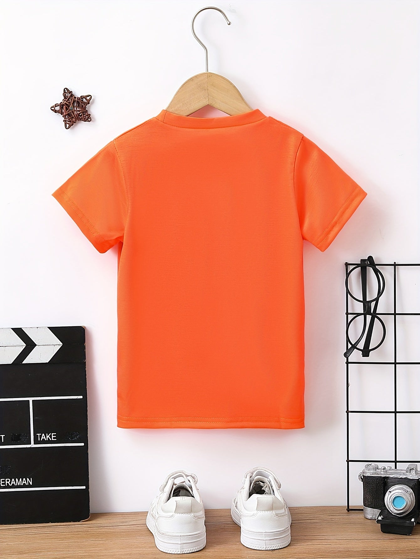 Blink t shirt for boys and kids (orange)