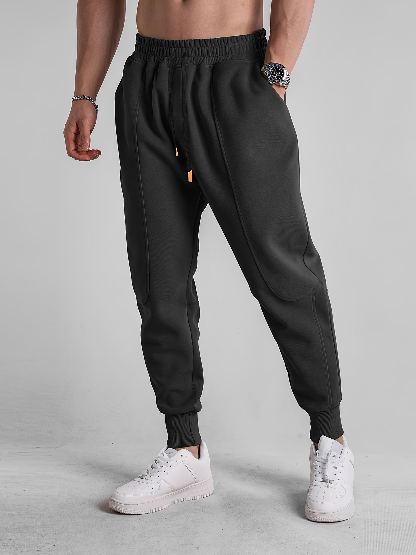 Comfy jogger pants for winter (Black)