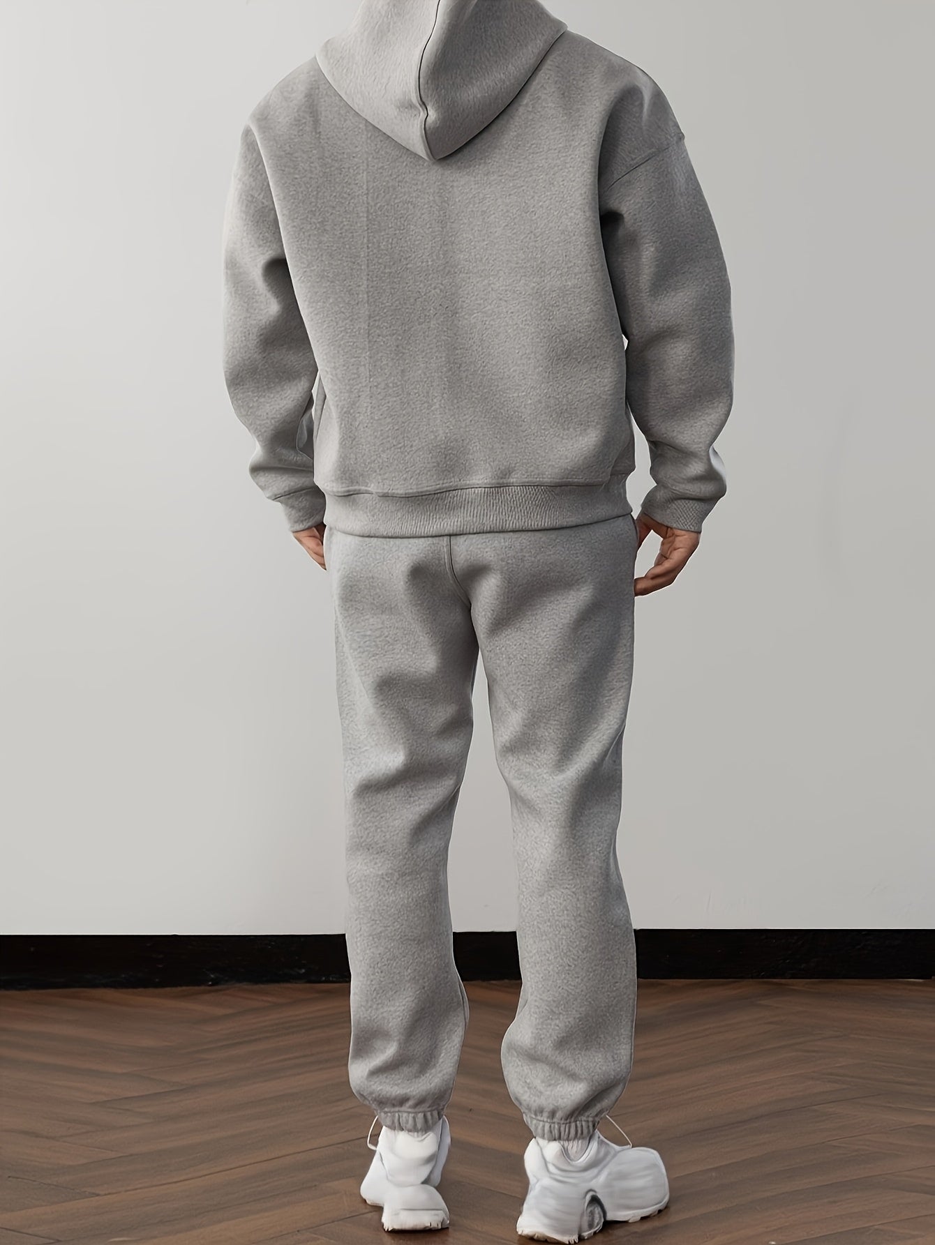Cross border winter tracksuit for Men (Grey)