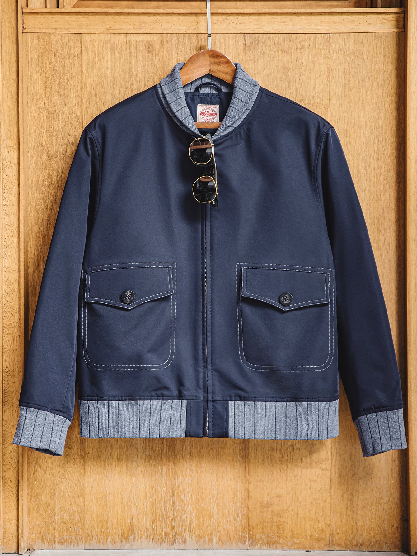 Retro Jeans bomber jacket