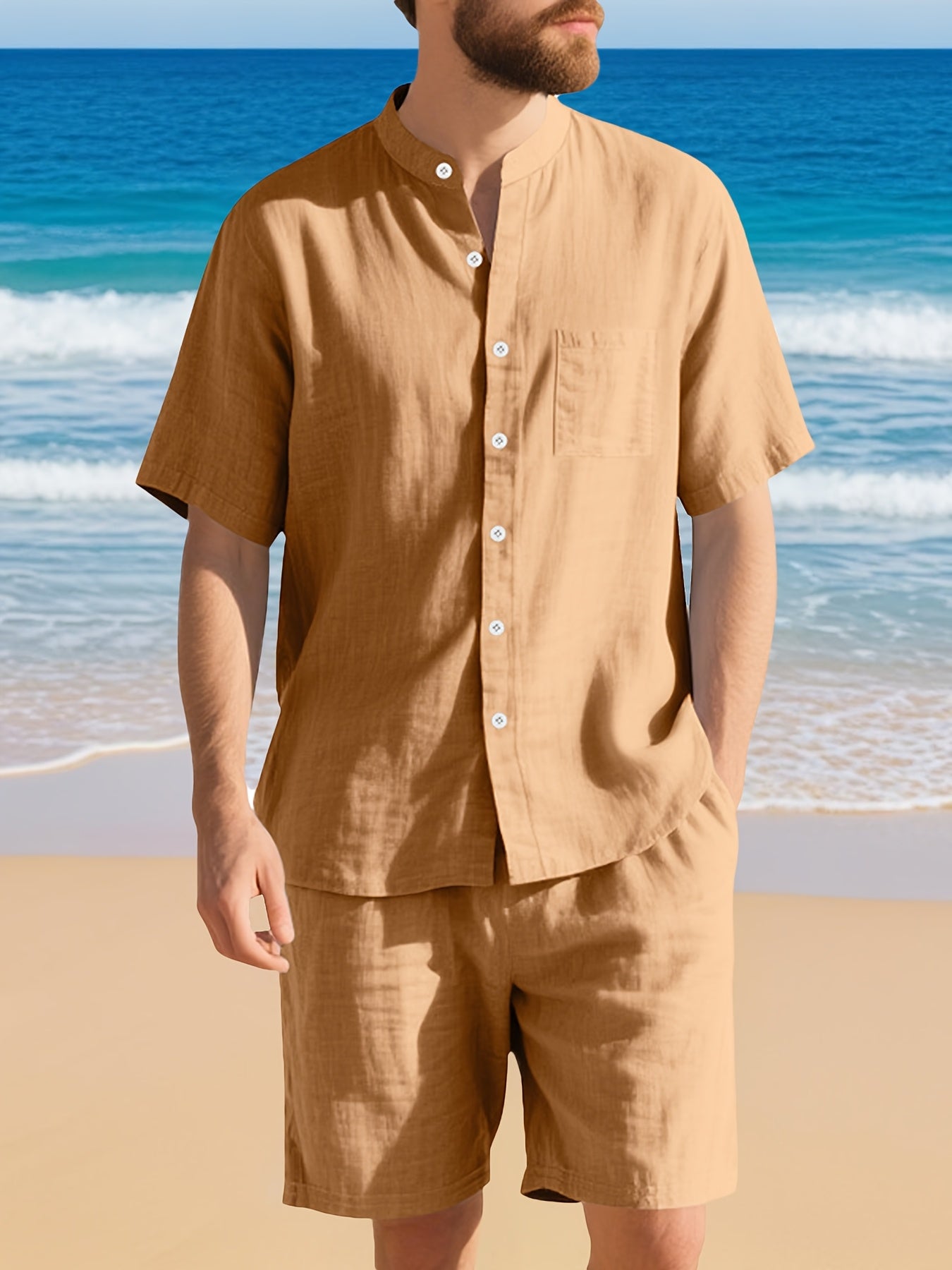 FDN tracksuit with shorts (Brown)