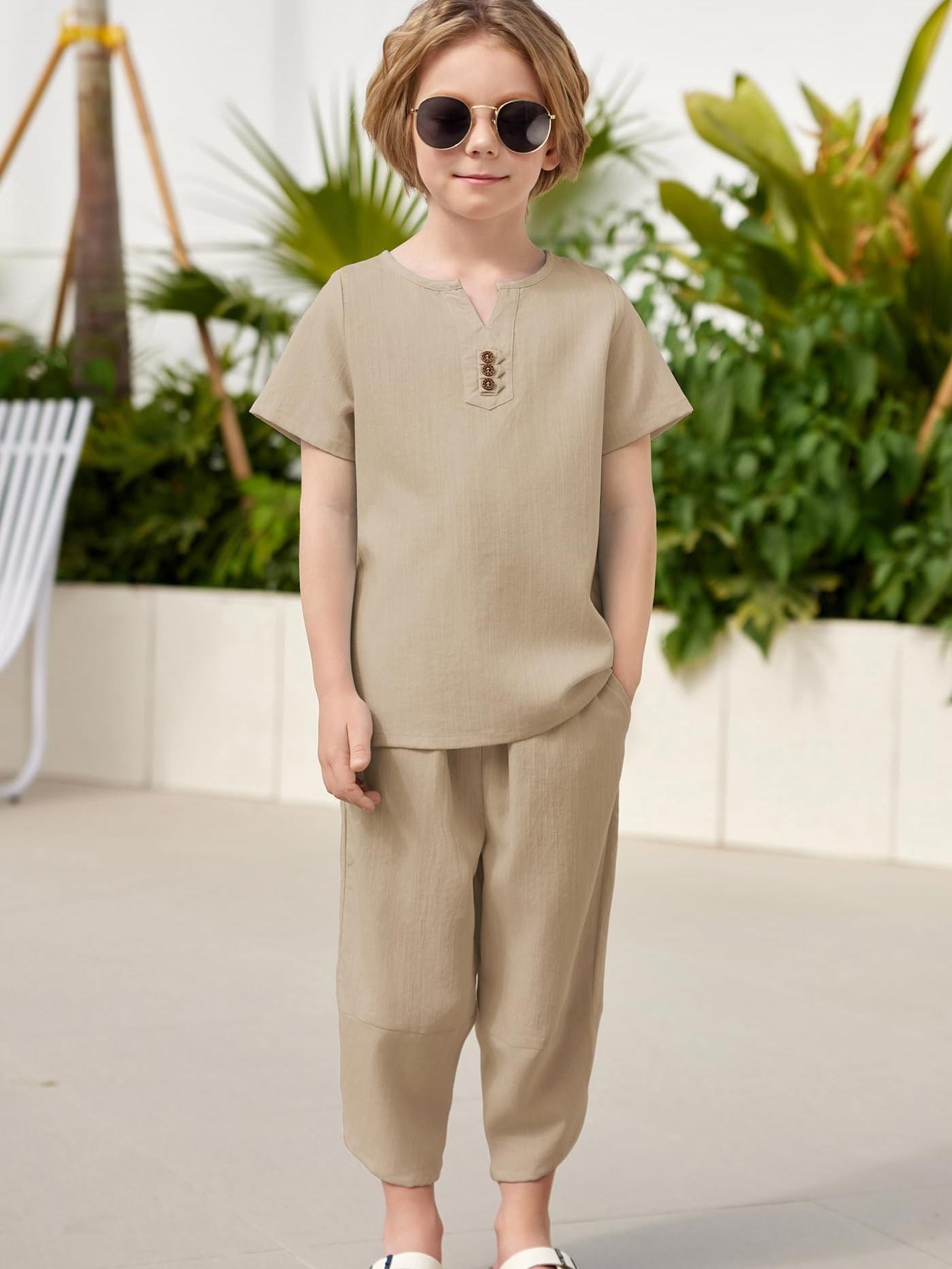 Indian style tracksuit for boys and kids (Grey)