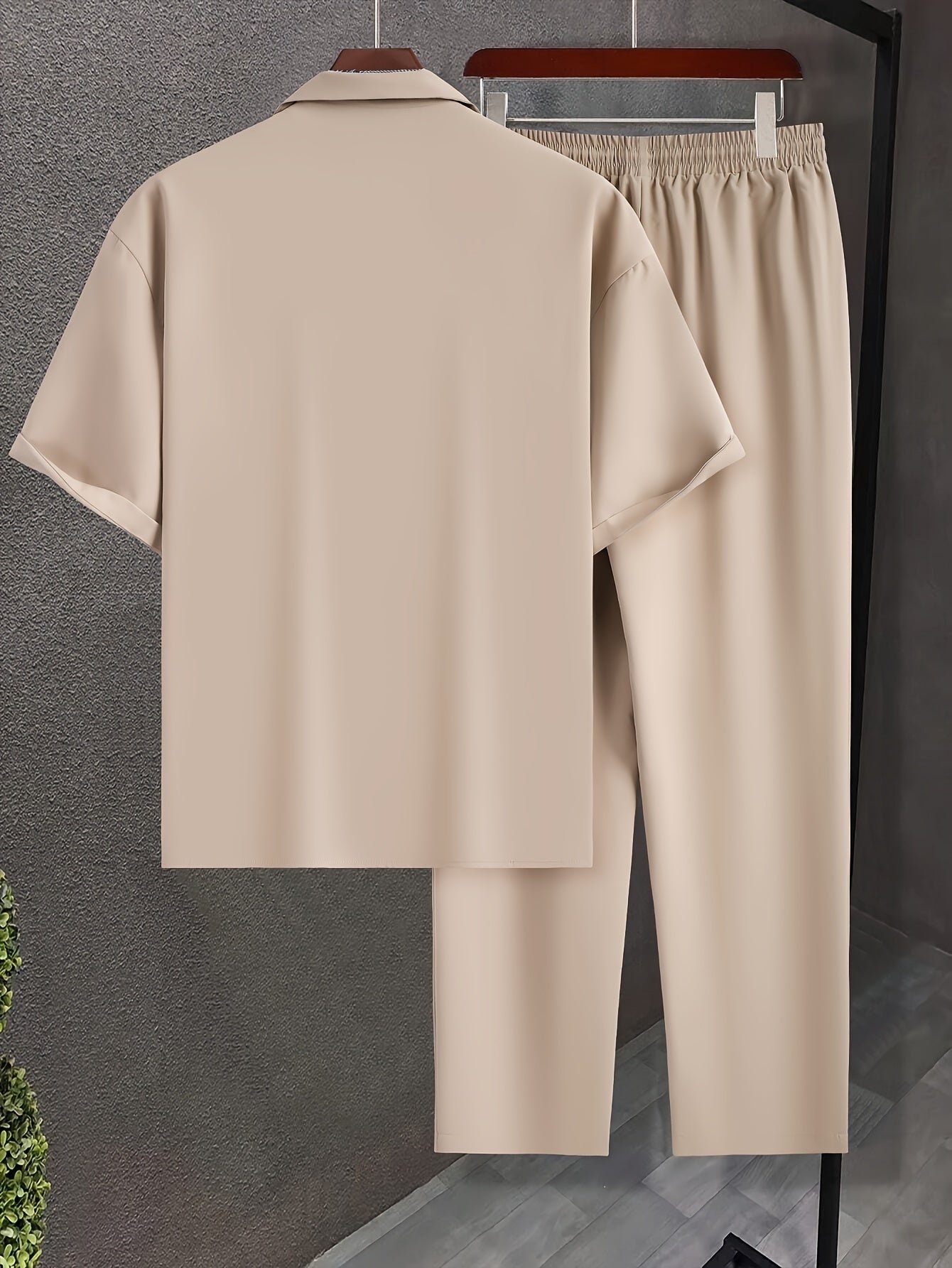 Decent Cuban Collar Tracksuit (Apricot)