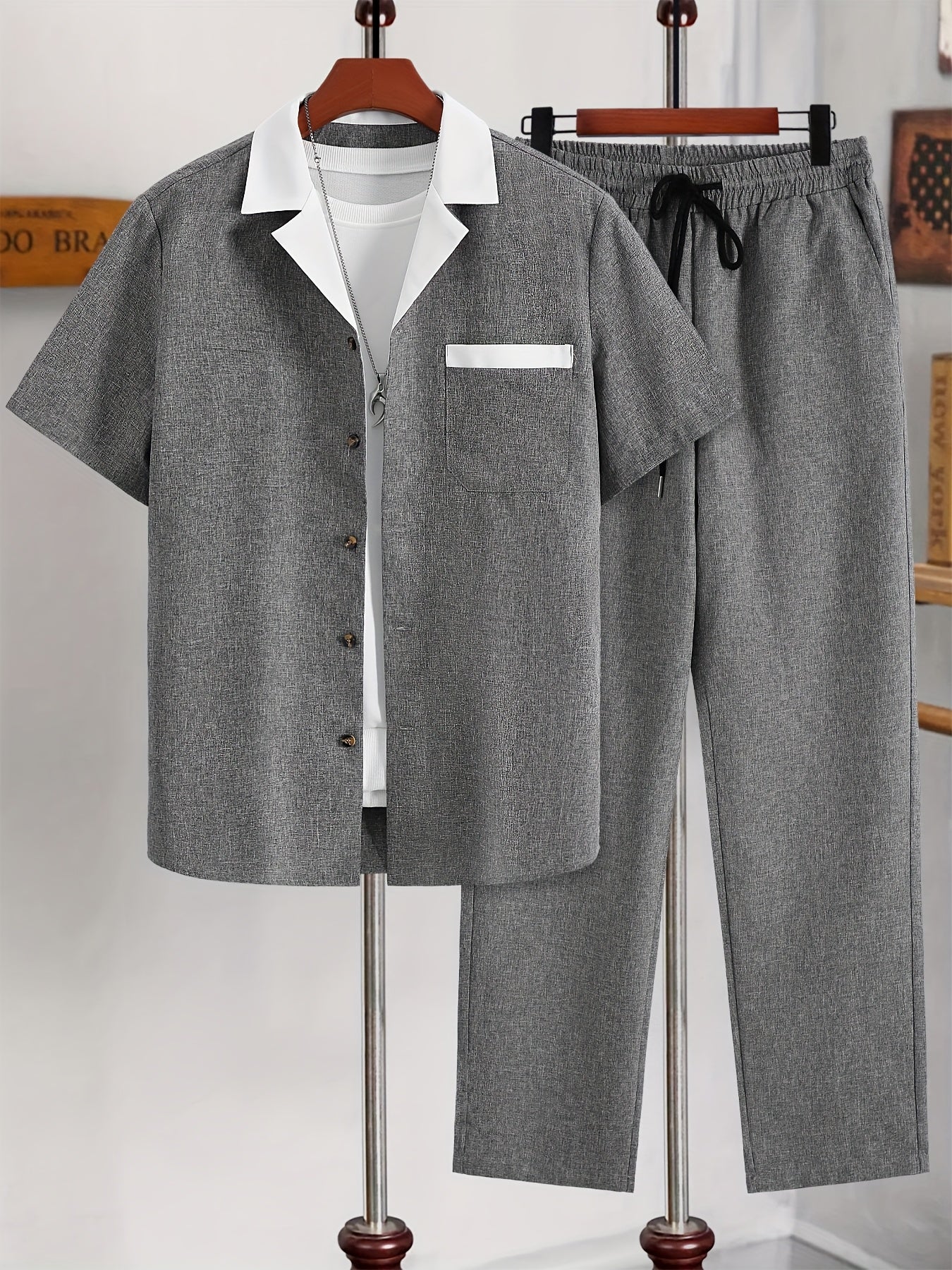 Slub Grey tracksuit
