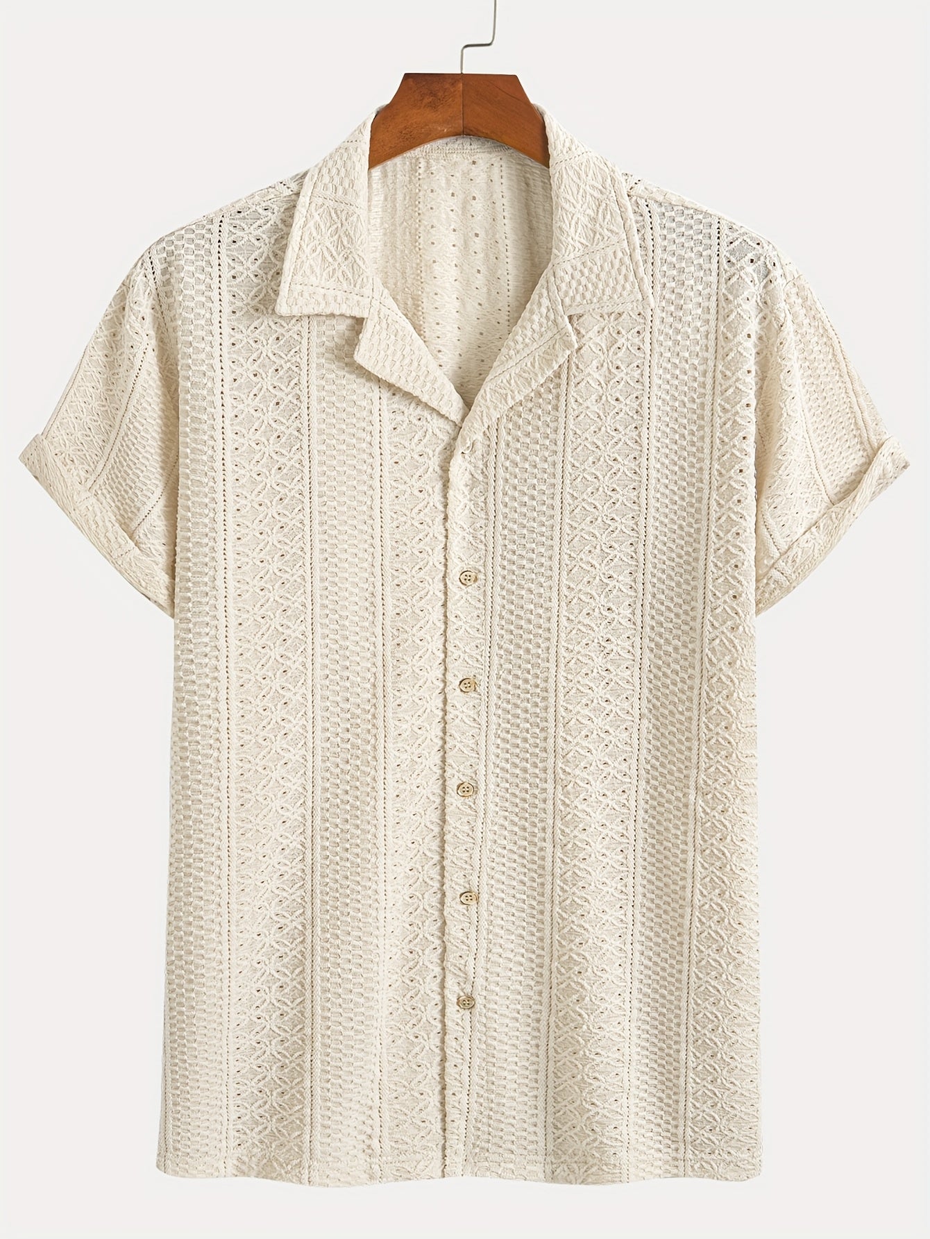 Korean cuban collar (Apricot)