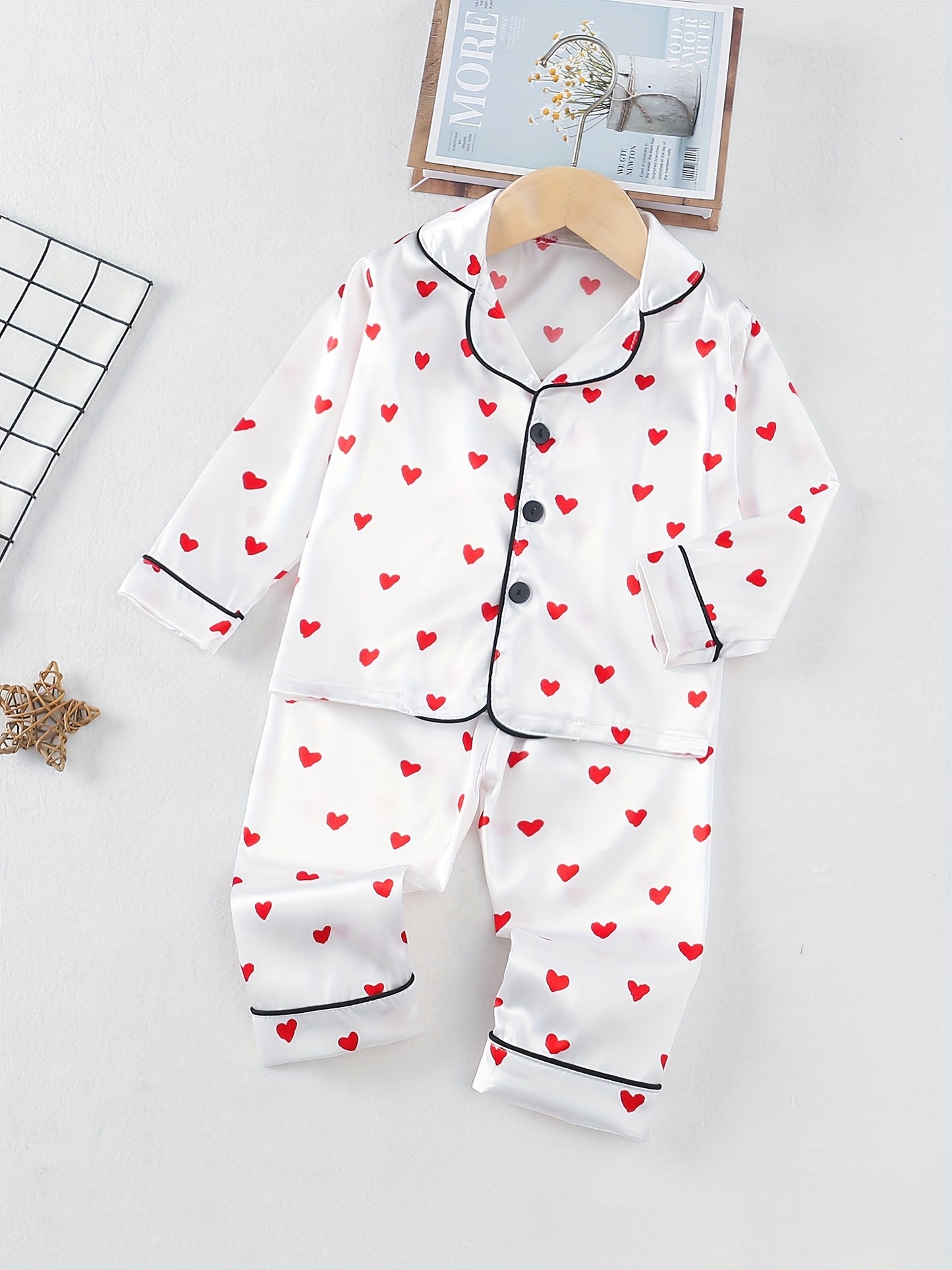 Heart PJ set for kids