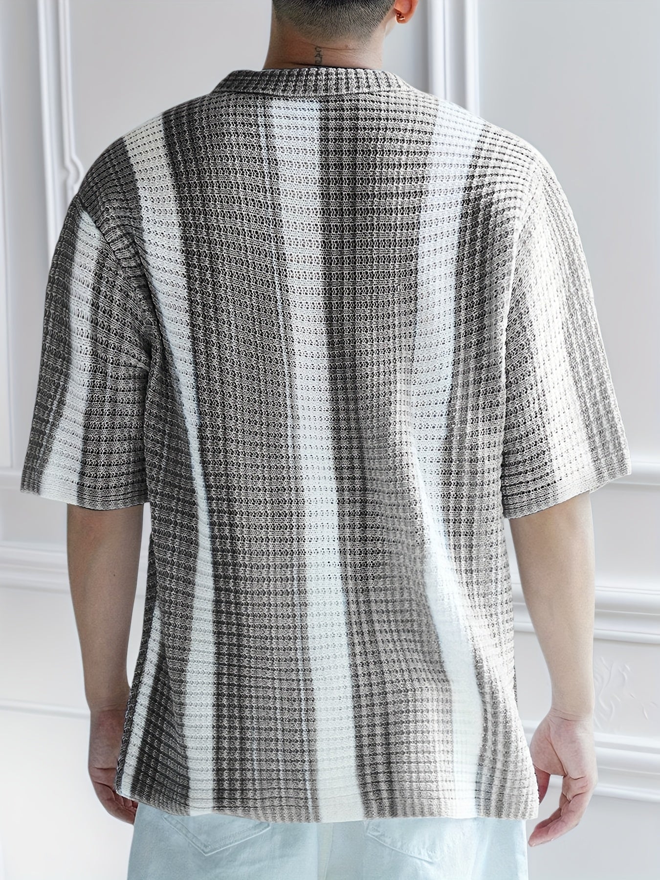 French shirt (Black-White)