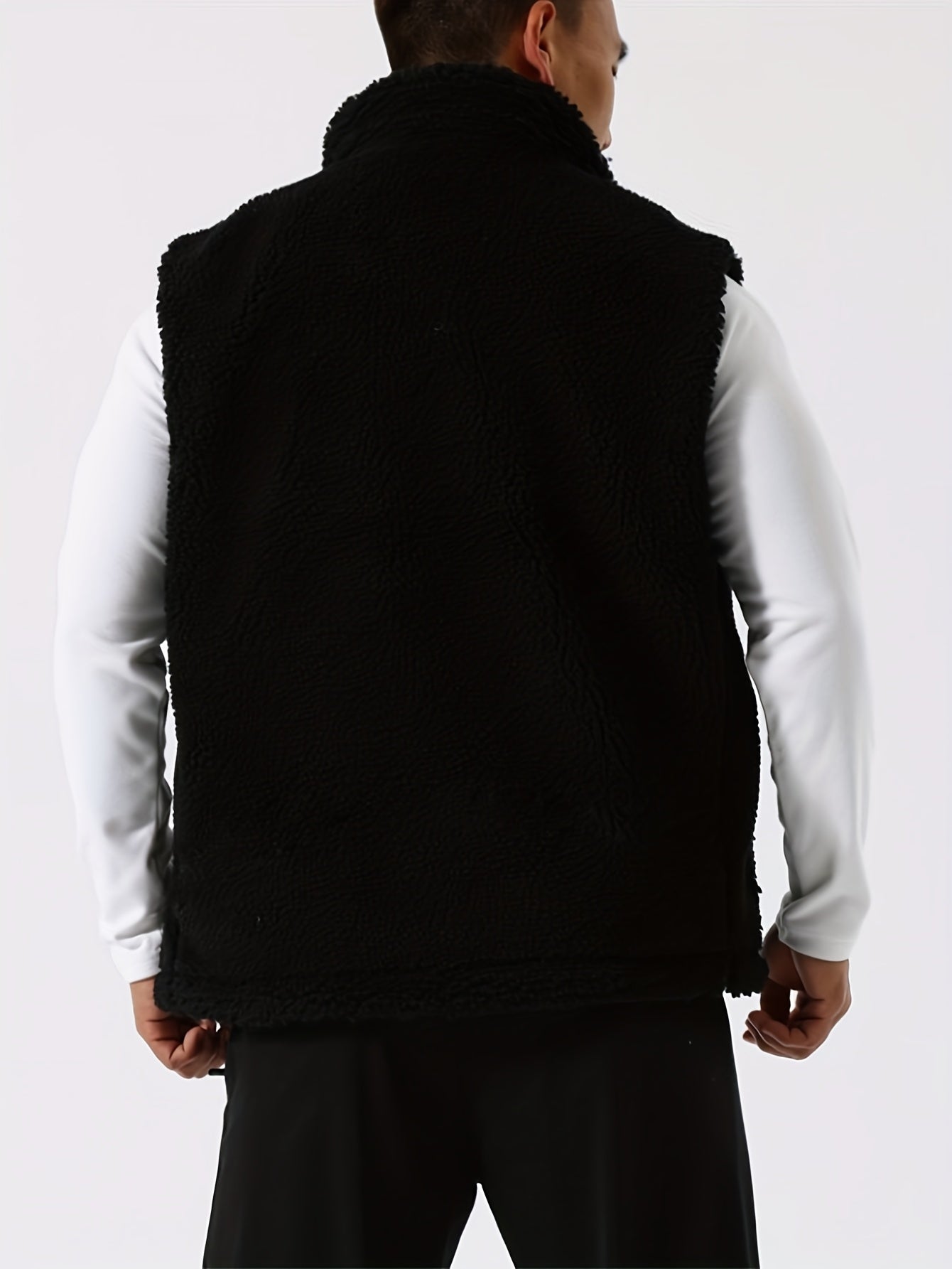 Sleeveless Sherpa Black