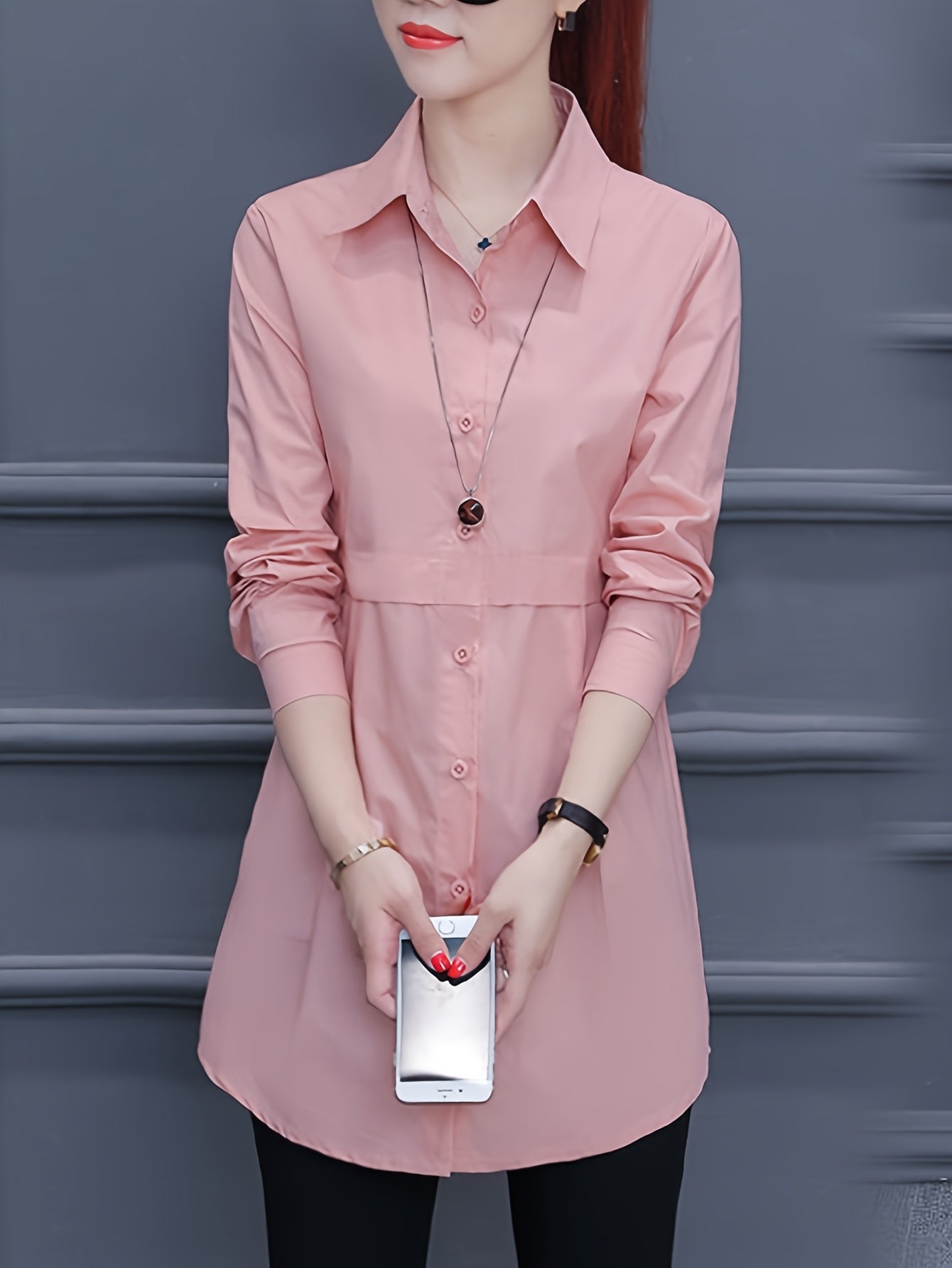 Flattering long shirt