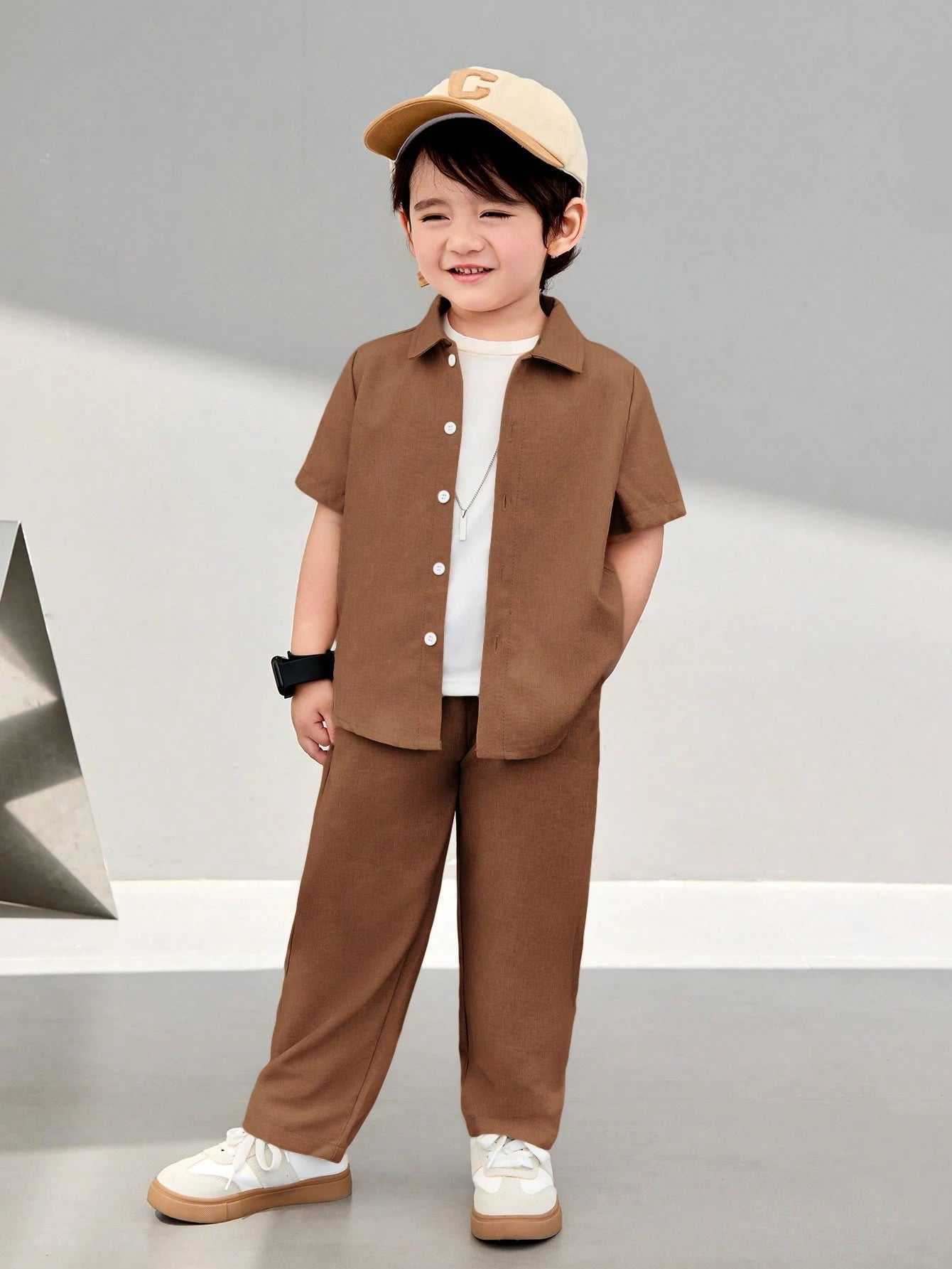 Mets tracksuit for kids and boys (Brown)