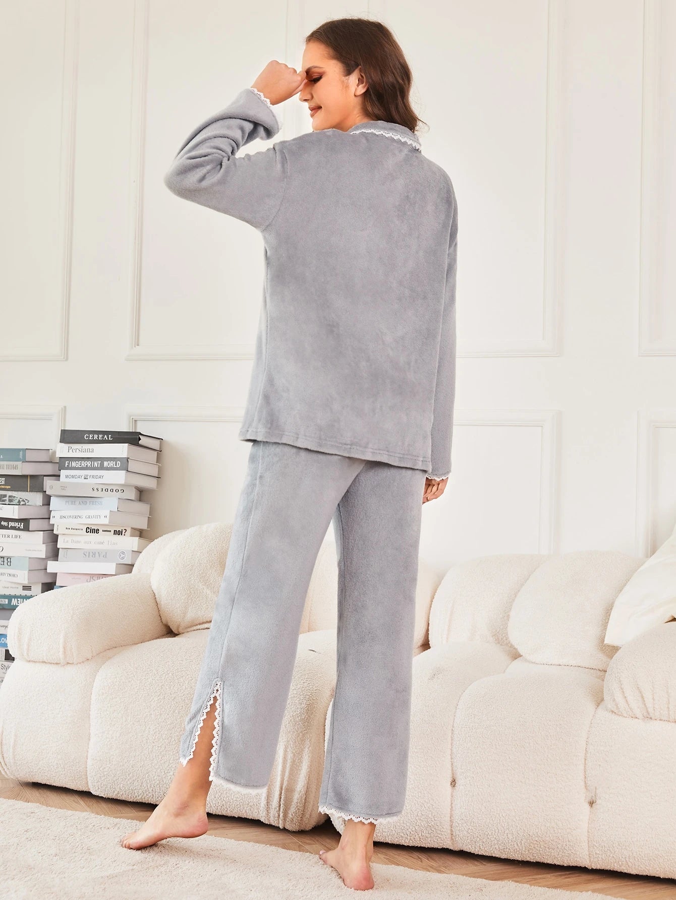 Flannel lounge wear