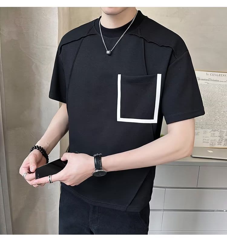 Combo set- 2 Streetwear Cozy t-shirts- Black & White