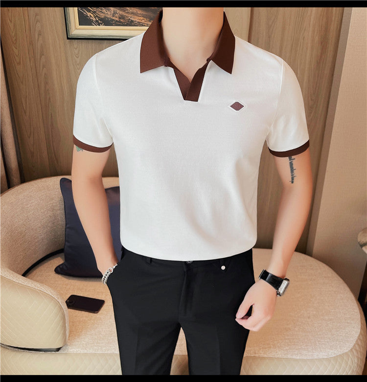 Classic Polo Collar t-shirts- White