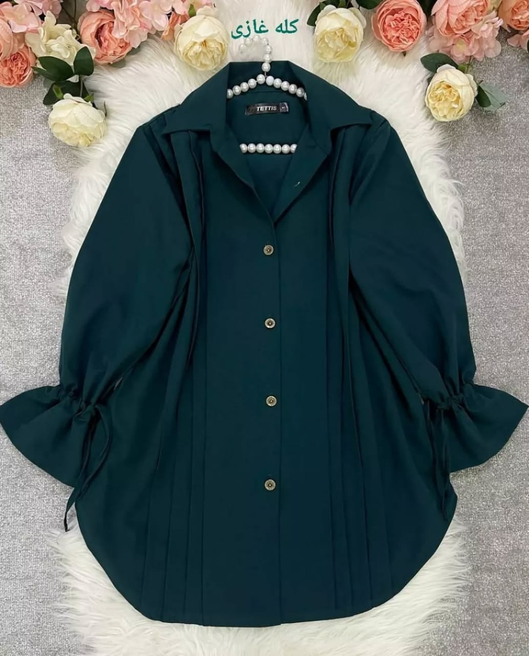 Collared Button down Shirt (Green)