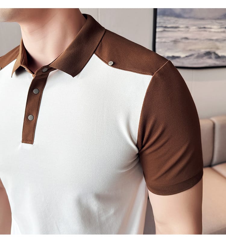 Turn down collar shirt- White