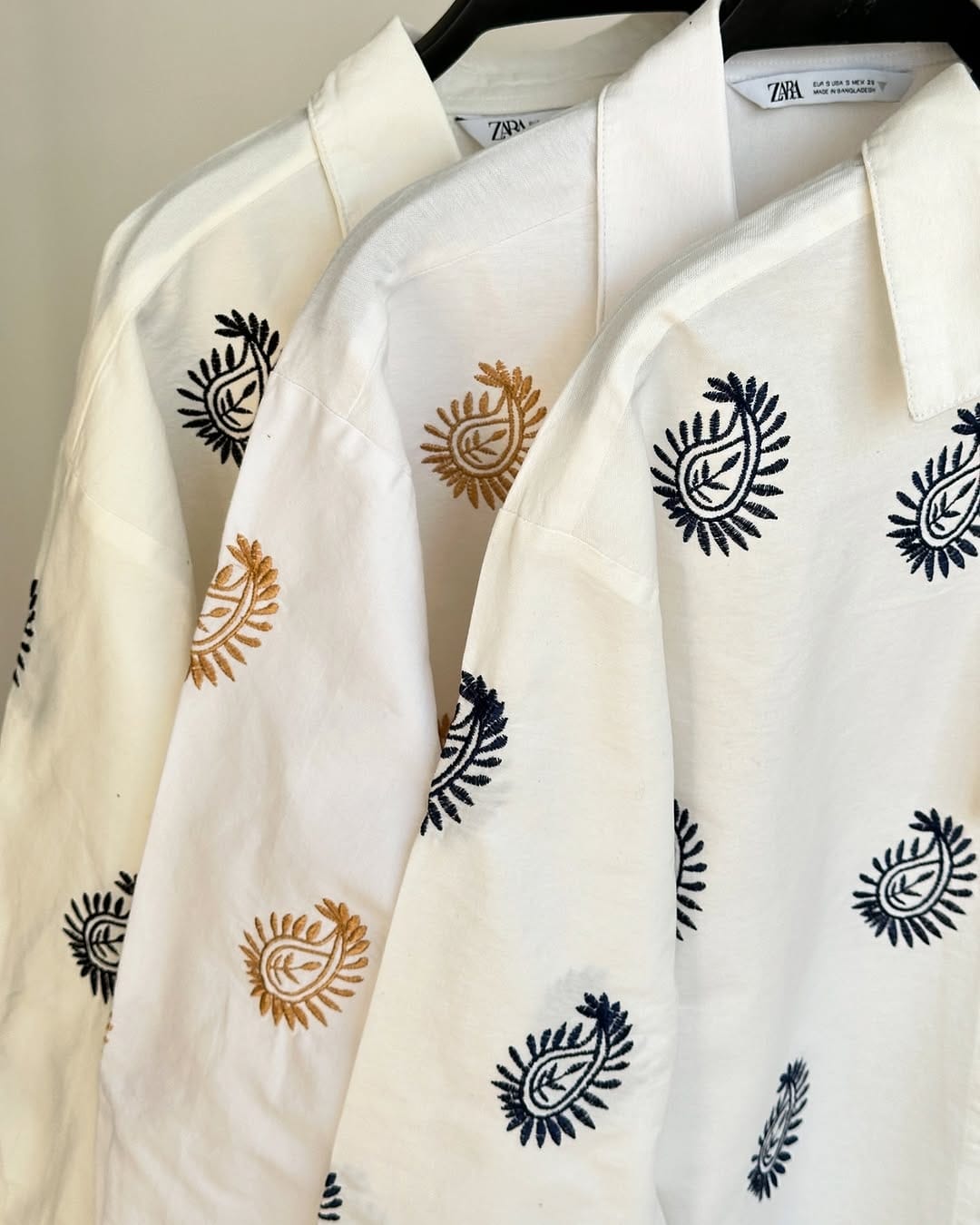 Boho embroidered shirt