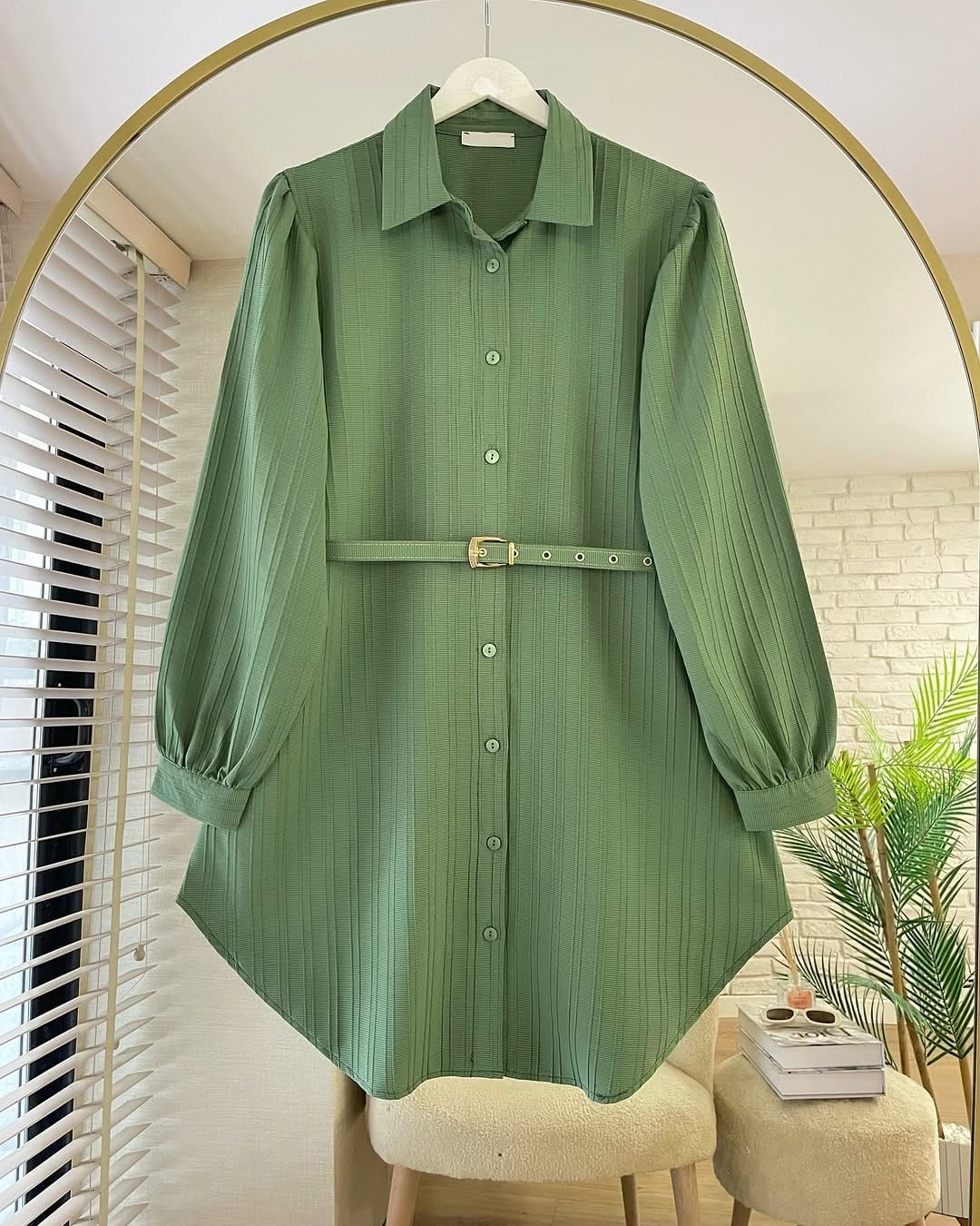 Belted tunic (Green)