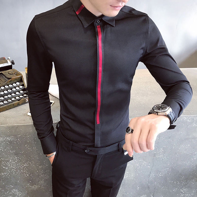 Spliced office wear (Black)