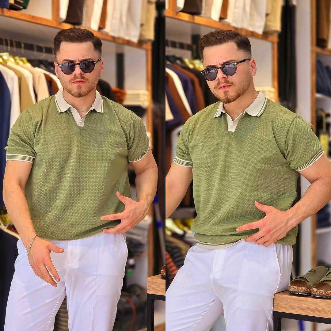 Greek tshirt (Light Green)