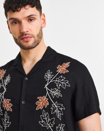 French embroidered shirt