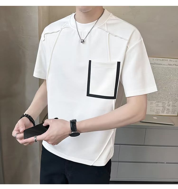Combo set- 2 Streetwear Cozy t-shirts- Black & White