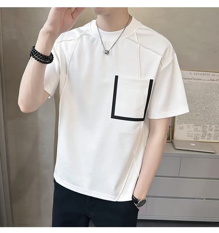 Combo set- 2 Streetwear Cozy t-shirts- Black & White