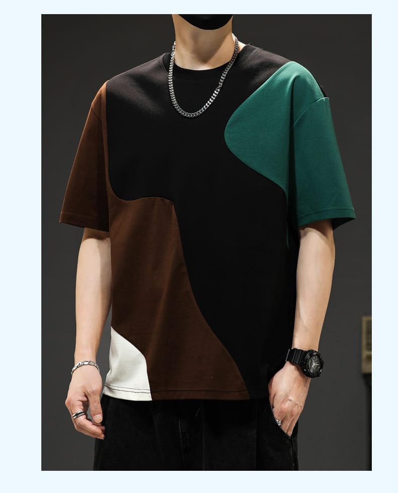 Korean Panel Shirt (Black)