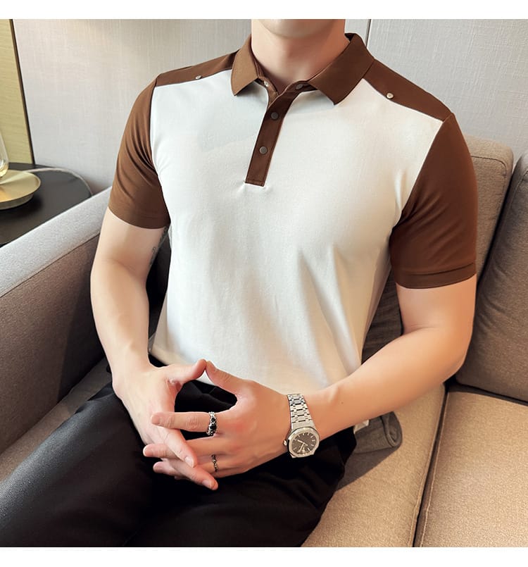 Turn down collar shirt- White